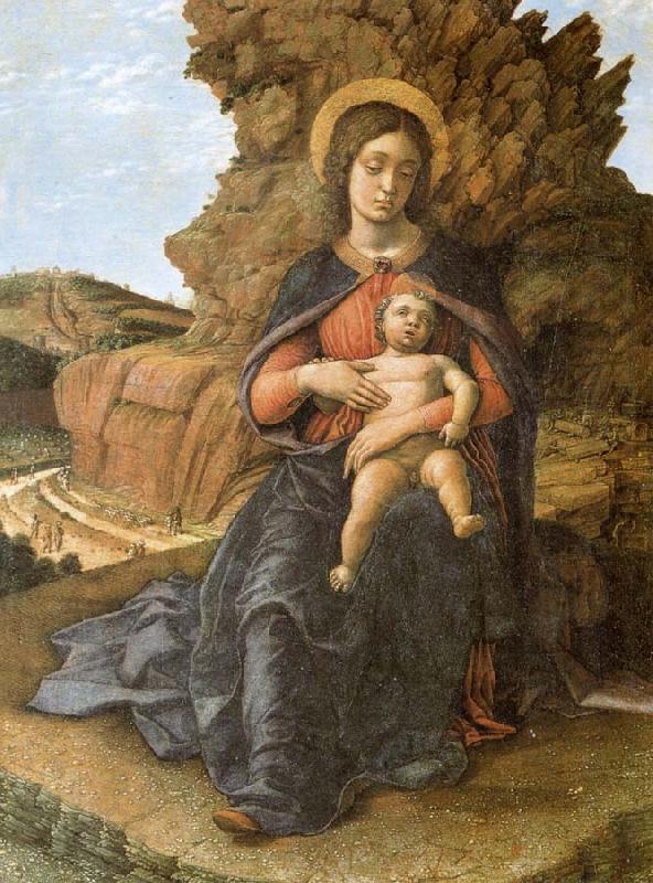 Andrea Mantegna The Madonna and the Nino oil painting image